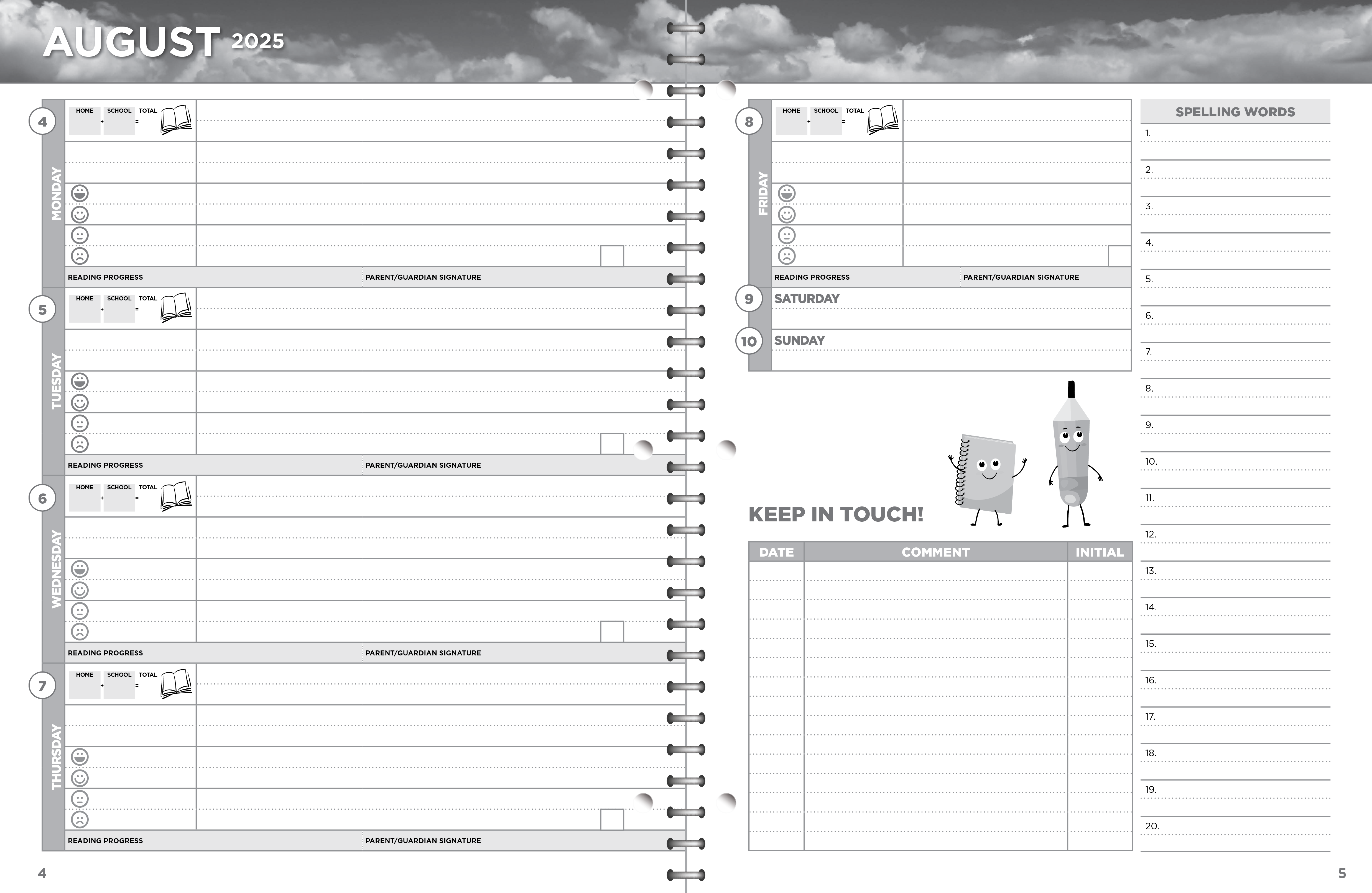 Primary School Planner 922